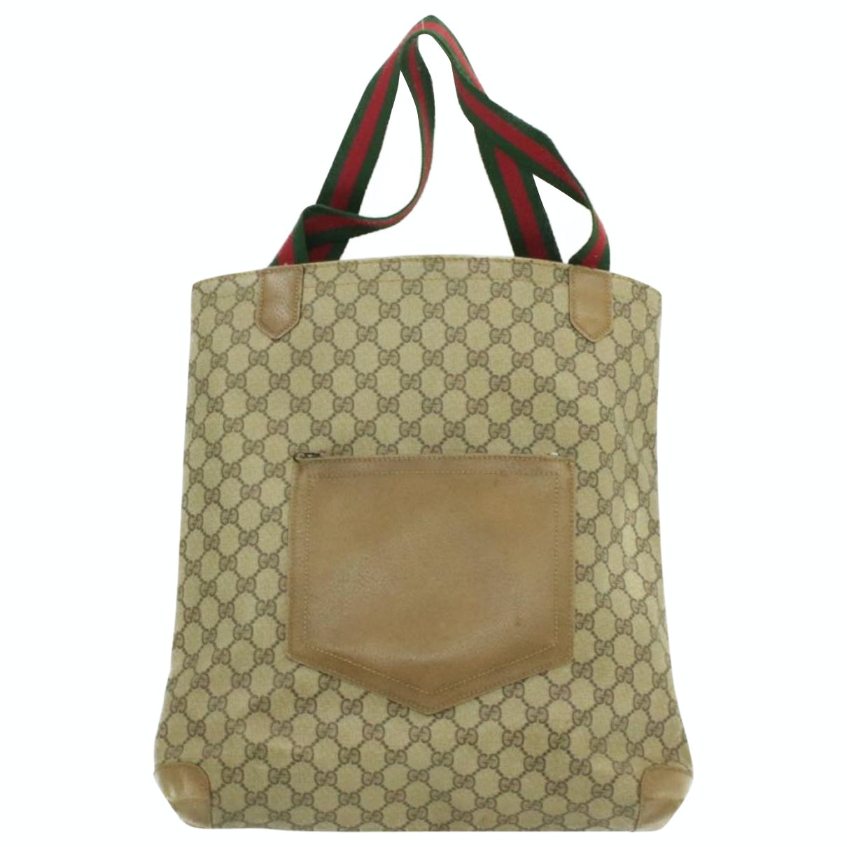 Gucci beige cloth handbag