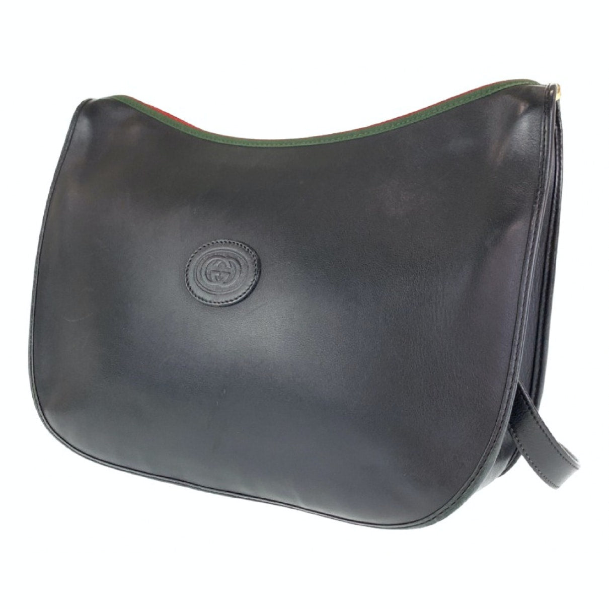 Gucci black leather handbag