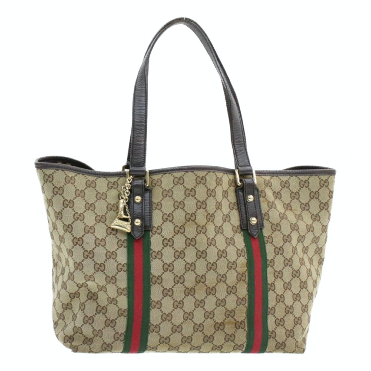 Gucci beige cloth handbag
