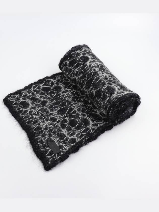 YSL Saint Laurent Saint Laurent Trending Cashmere Muffler Grey Travel Black Travel Bag