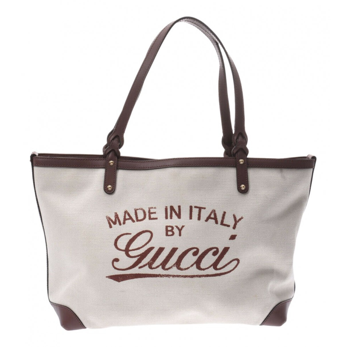 Gucci white cloth handbag