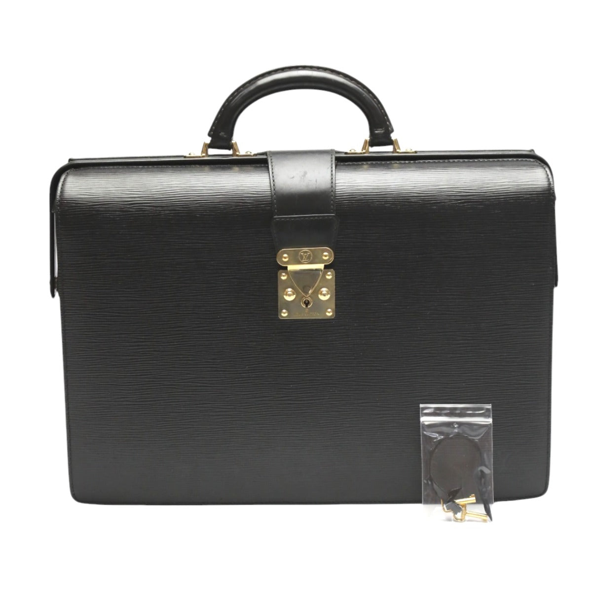 Louis Vuitton Business M54352 Epi Fermoire Leather Black Handbag