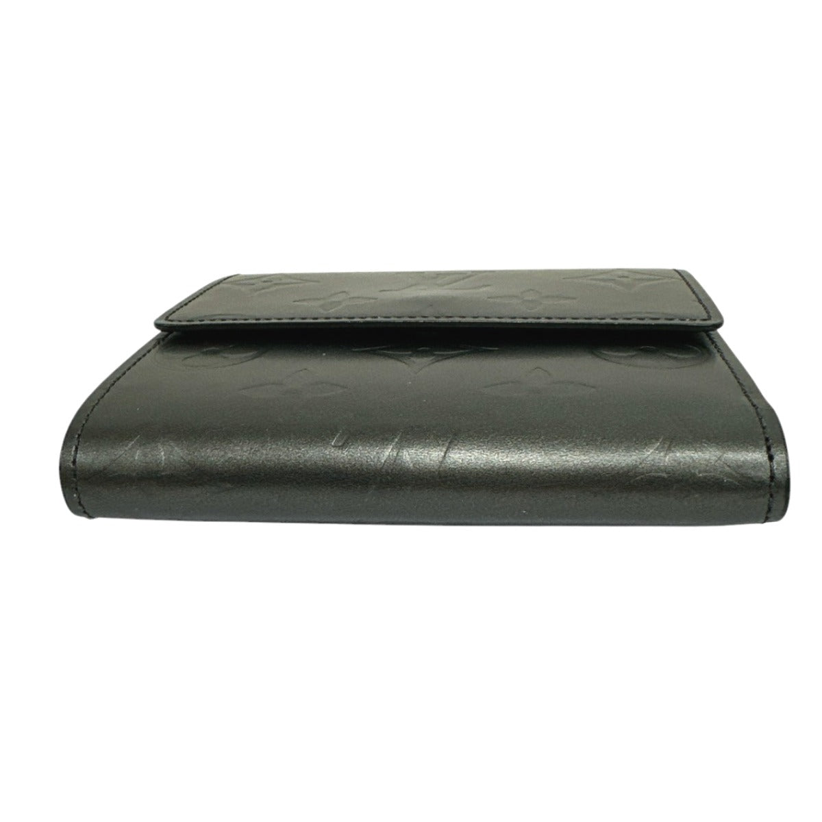 Louis Vuitton Bifold M65112 mat Noir Porte Monogram Wallet Case