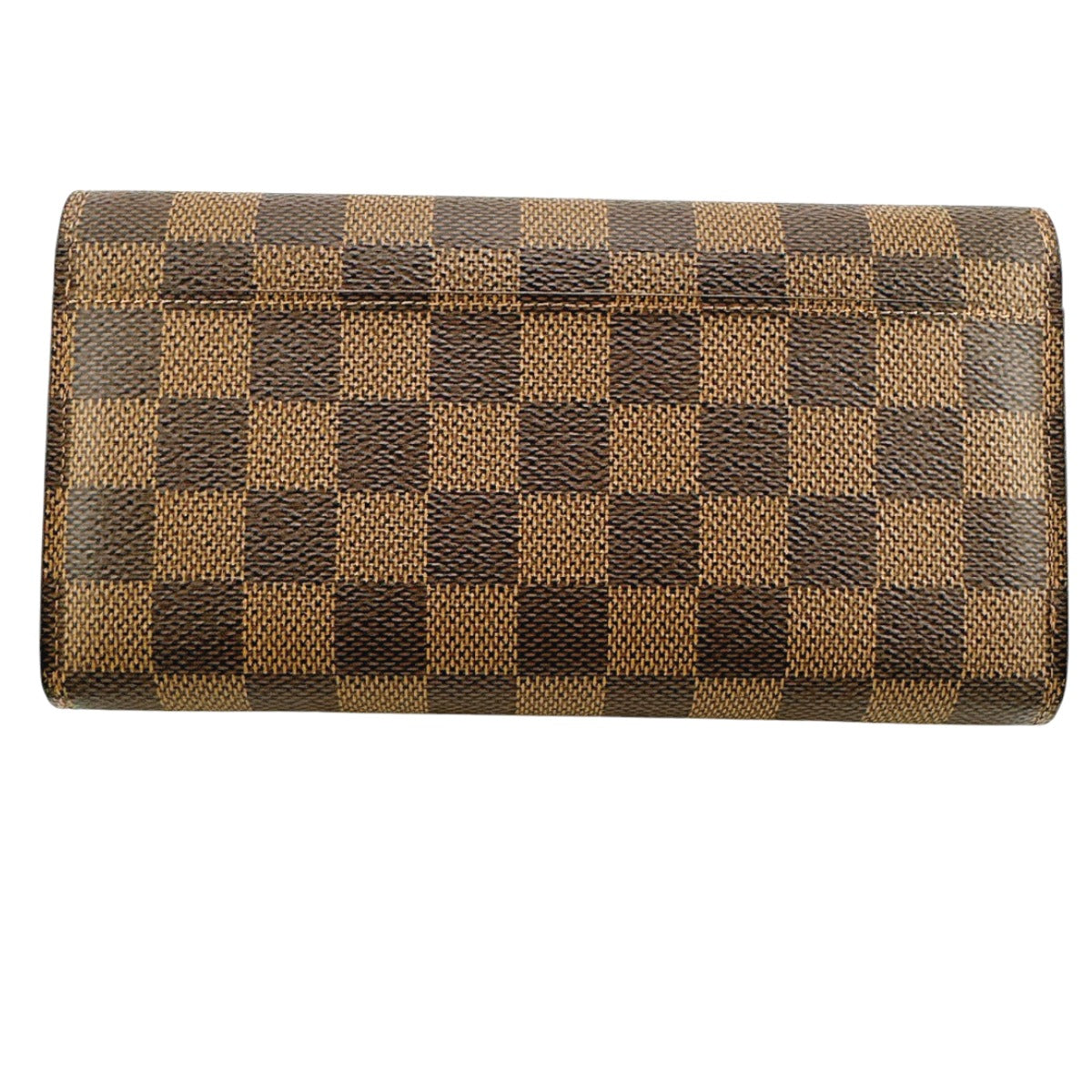 Louis Vuitton Long Purse N63209 Damier Ebene Canvas Wallet Case 0