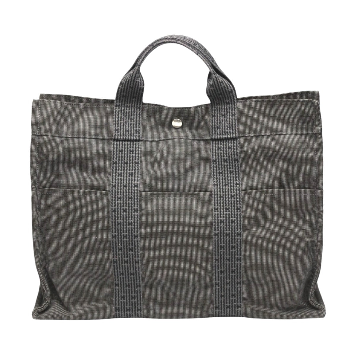 Hermes Tote Bag Tote Mm Her Line Unisex Unisex Canvas Gray 1120250108009 0