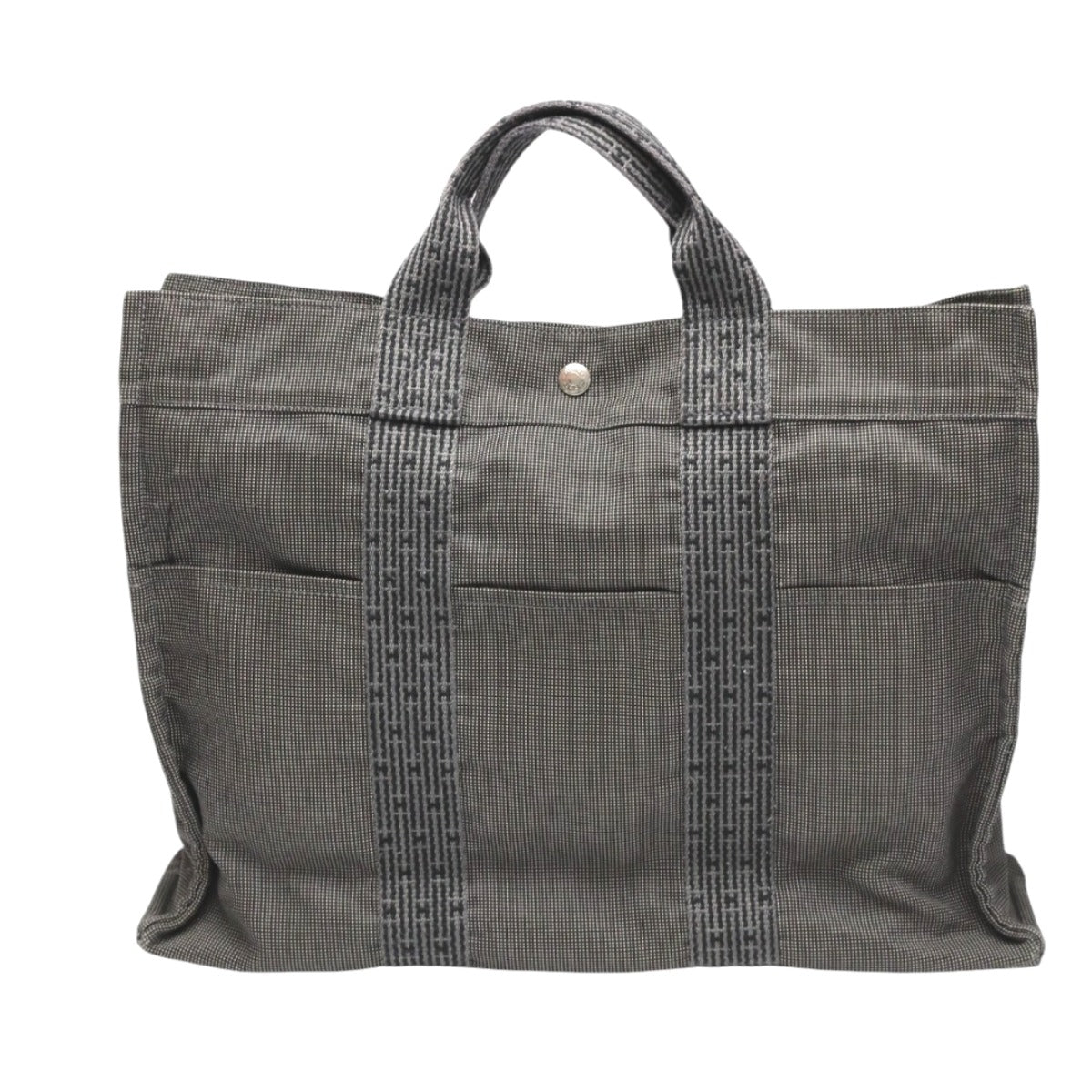 Hermes Tote Bag Tote Mm Her Line Unisex Unisex Canvas Gray 1120250108009 0