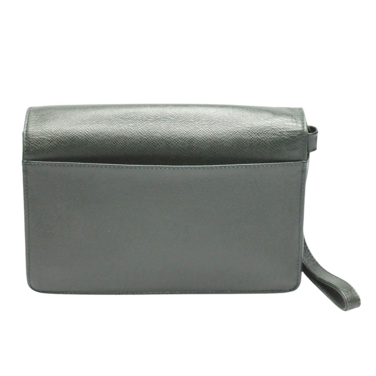 Louis Vuitton business M30776 Taiga back Taiga Green Clutch Bag