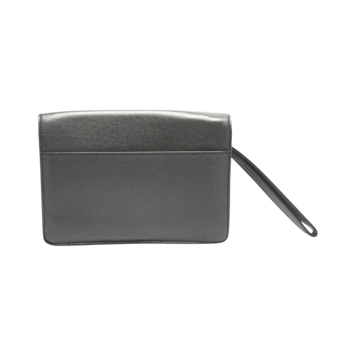 Louis Vuitton M30782 Taiga Selenga Black Clutch Bag