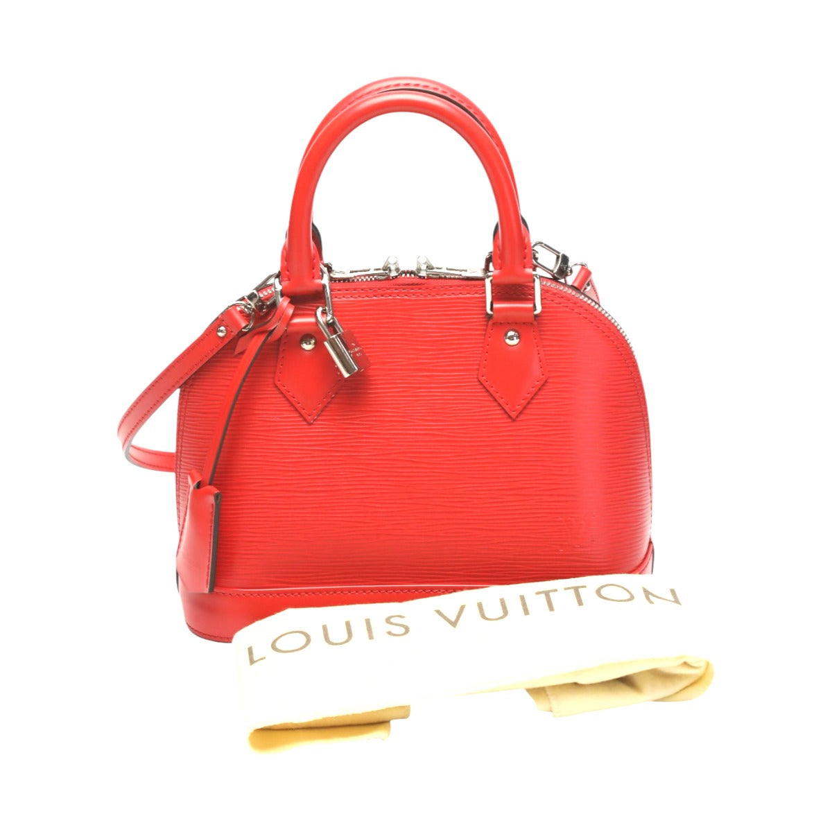 Louis Vuitton M50516 Epi Nano Alma Leather Red Shoulder Bag
