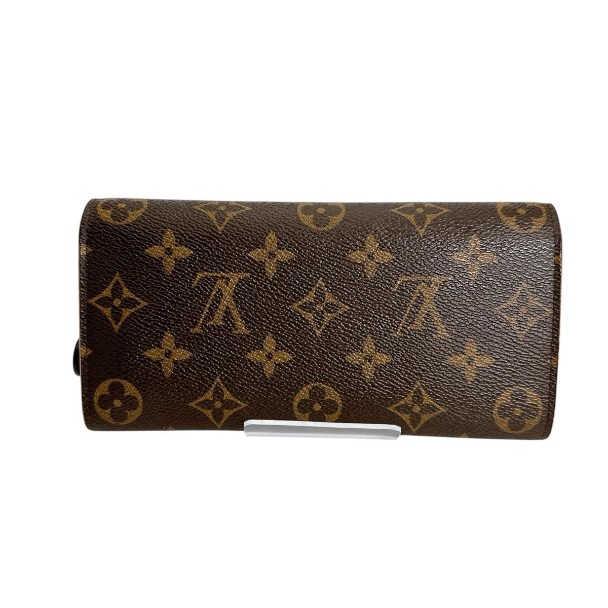 Louis Vuitton Long Purse M64202 Long Purse Monogram Canvas Brown Wallet Case