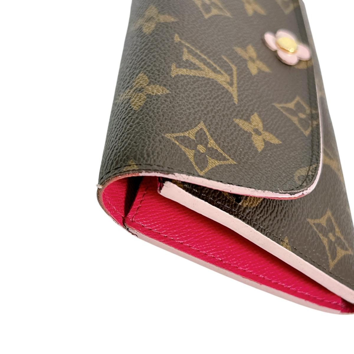 Louis Vuitton Long Purse M64202 Long Purse Monogram Canvas Brown Wallet Case