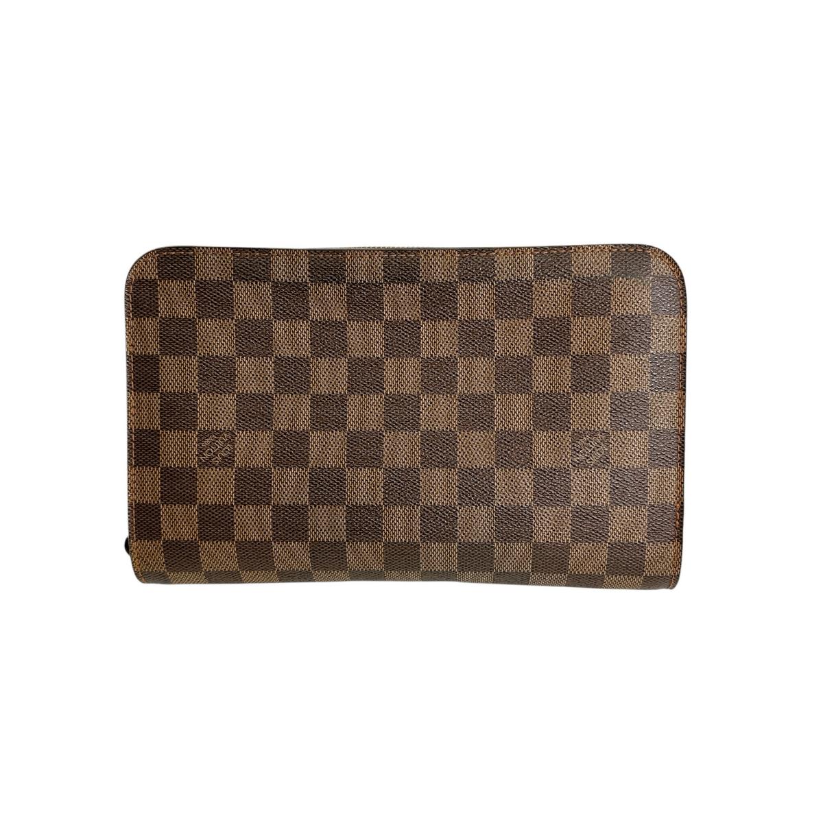 Louis Vuitton business N51993 Damier Ebene Canvas Brown Handbag