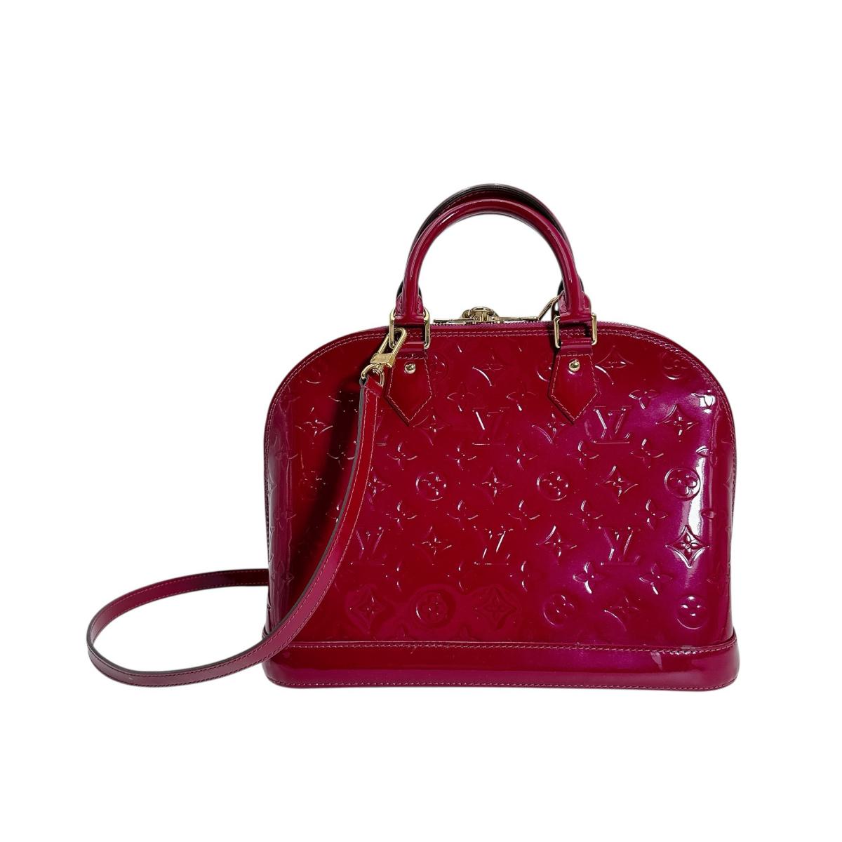 Louis Vuitton M91770 Vernis Rose Ding Vernis Monogram Handbag