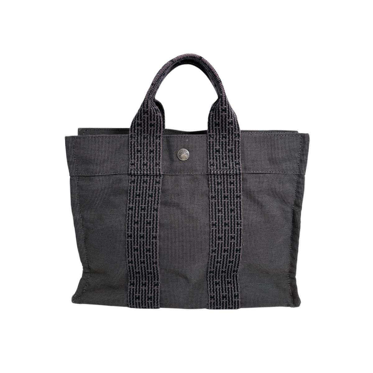 Tote Bag Gray Her Linepm Canvas