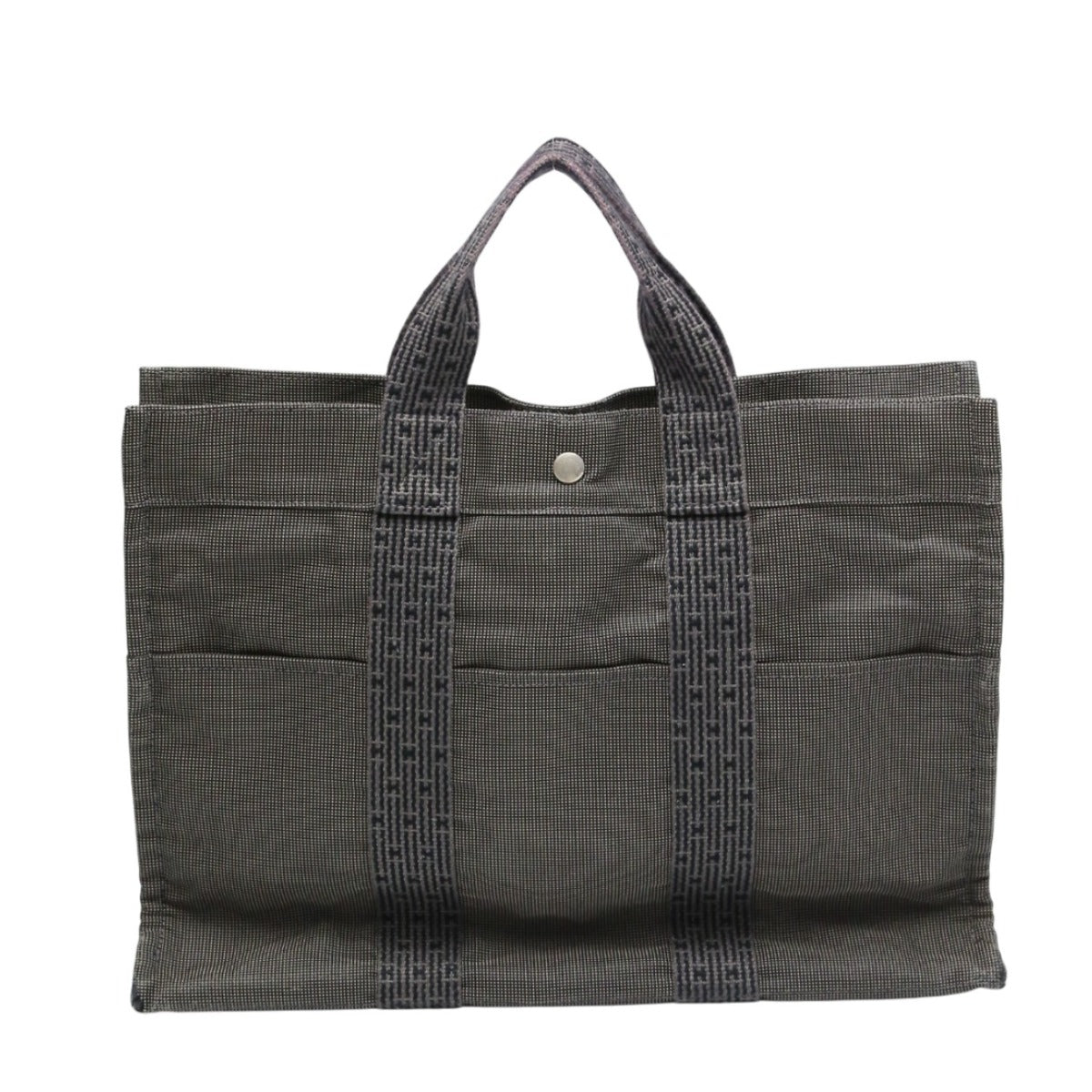 Hermes Tote Bag Business Bag Her Linetote Mm Canvas Gray