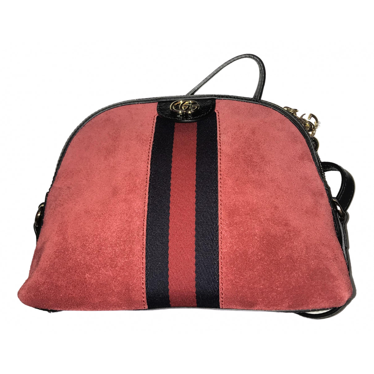 Gucci ophidia red suede handbag