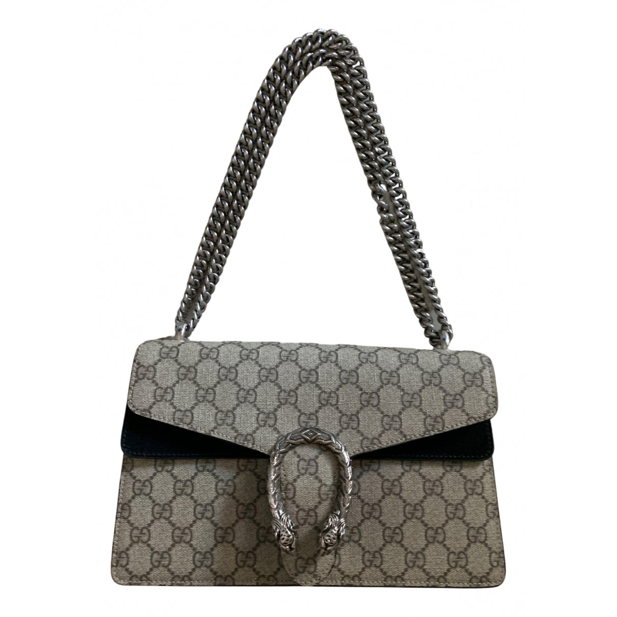 Gucci dionysus black cloth handbag