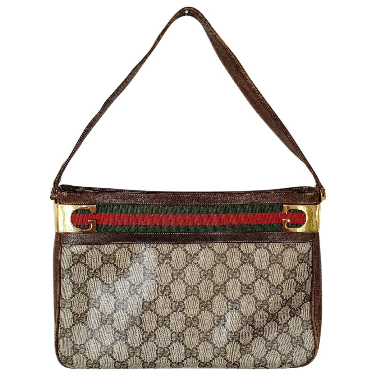 Gucci beige cloth handbag