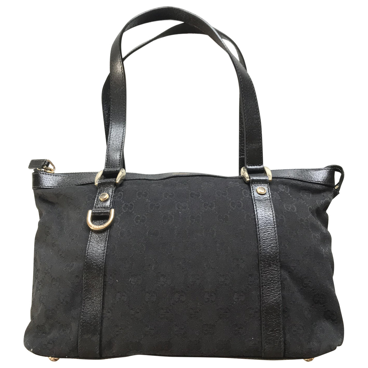 Gucci black cloth handbag