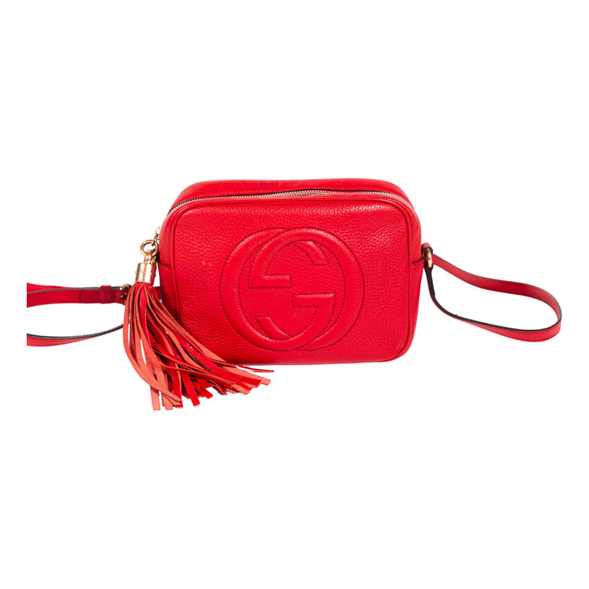 Gucci soho red leather handbag