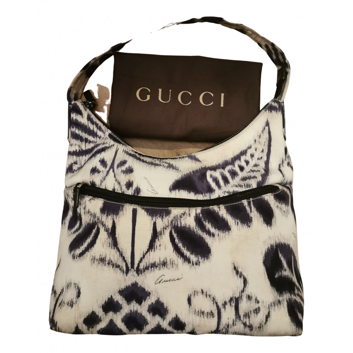 Gucci hobo cloth handbag