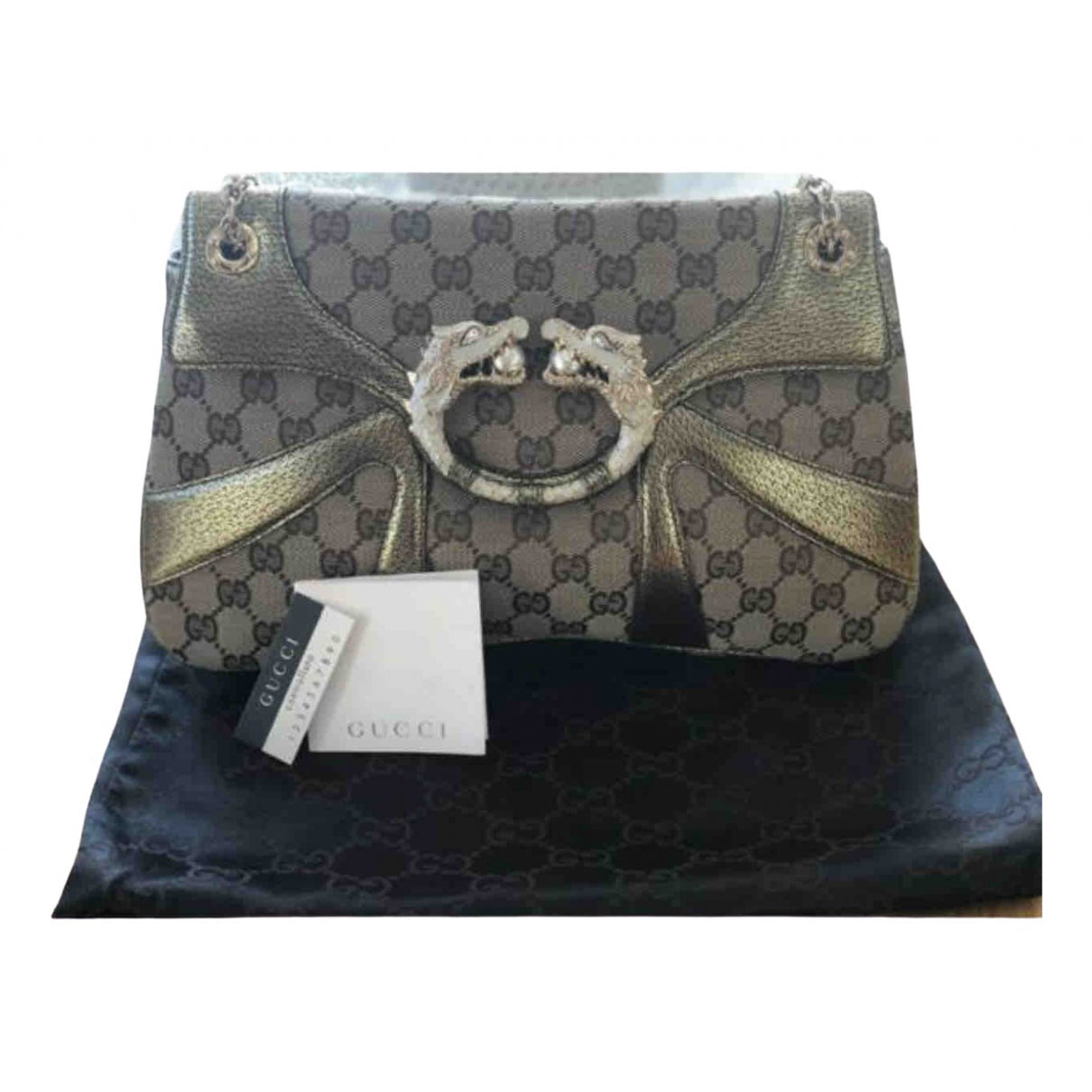 Gucci dionysus beige cloth handbag