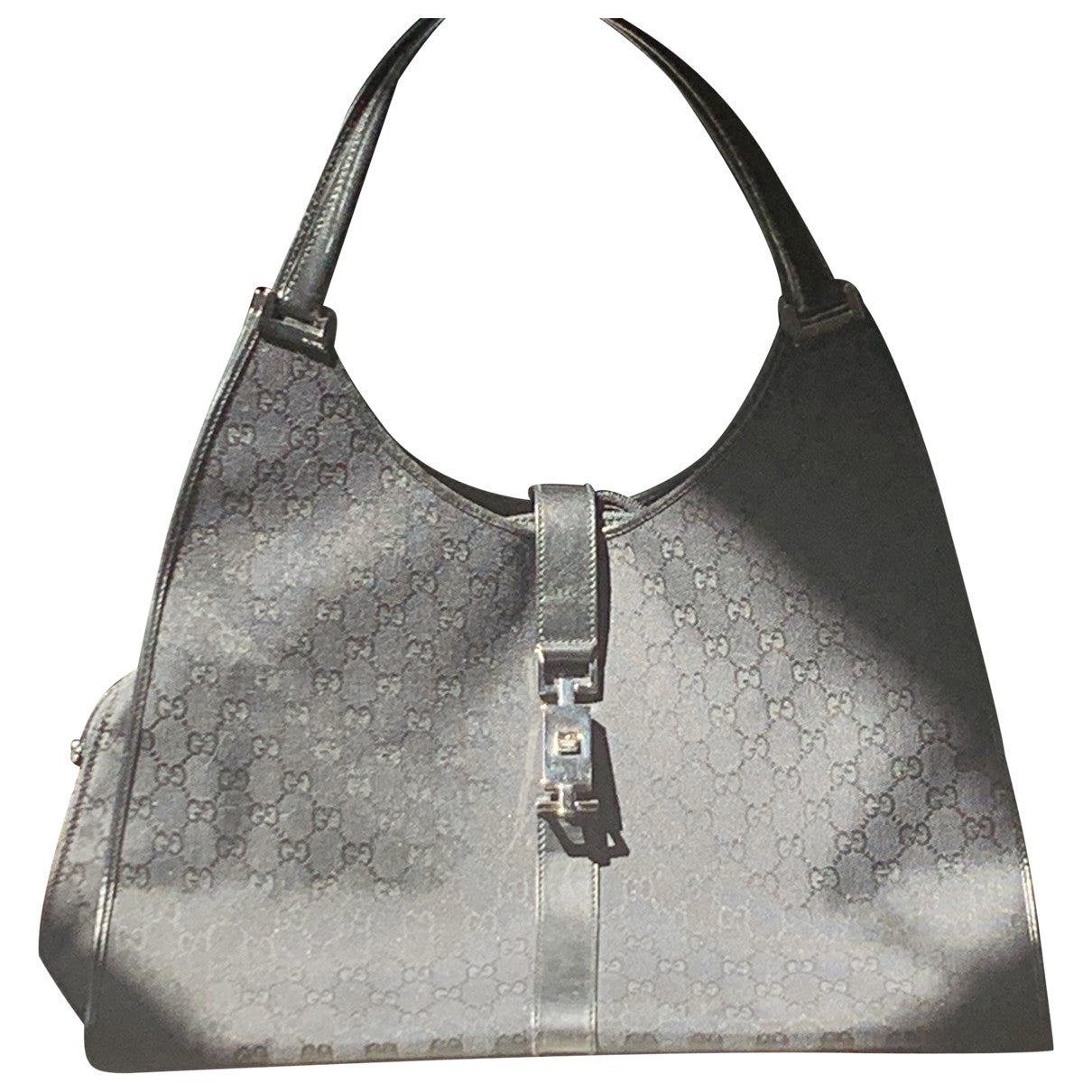 Gucci jackie black cloth handbag