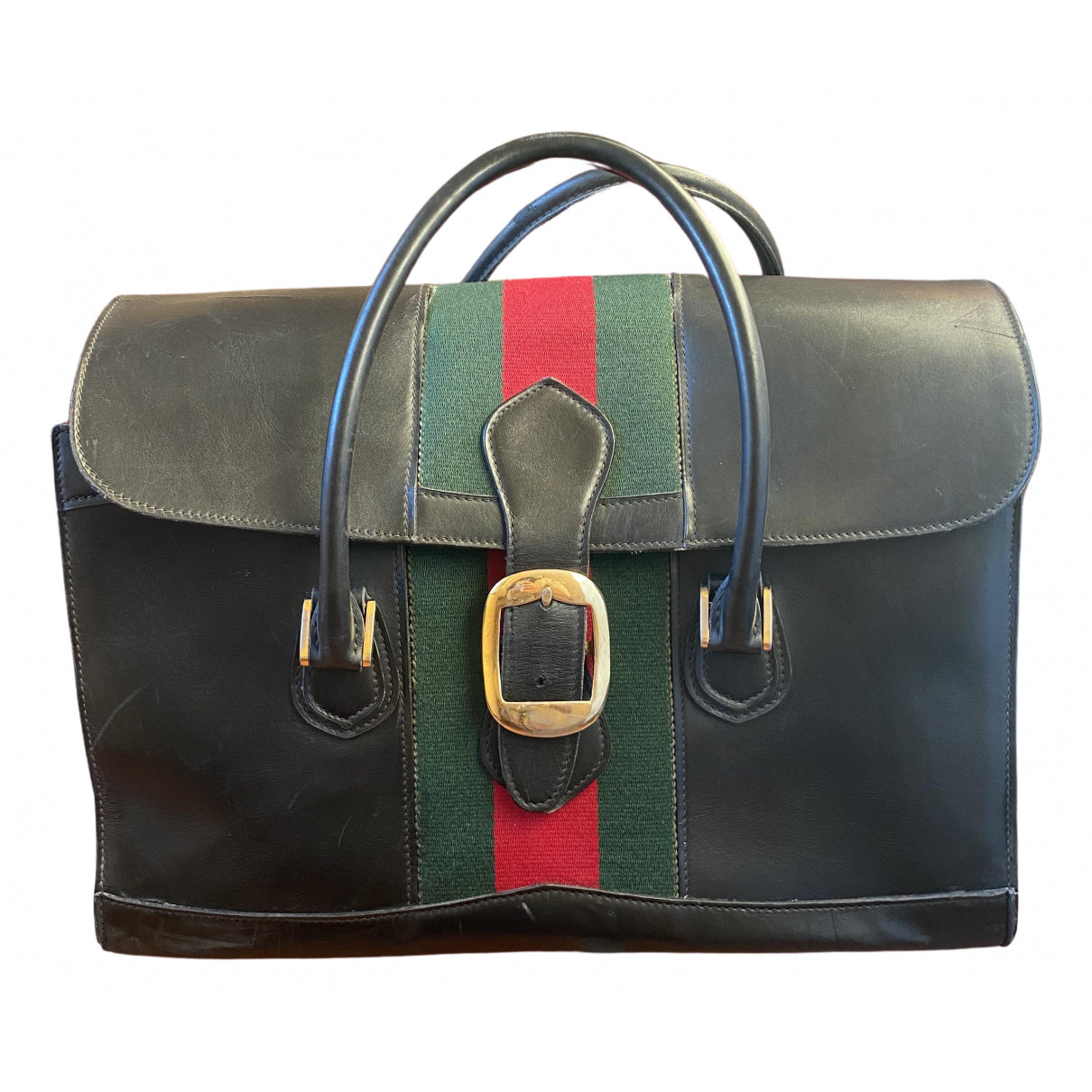 Gucci black leather bag