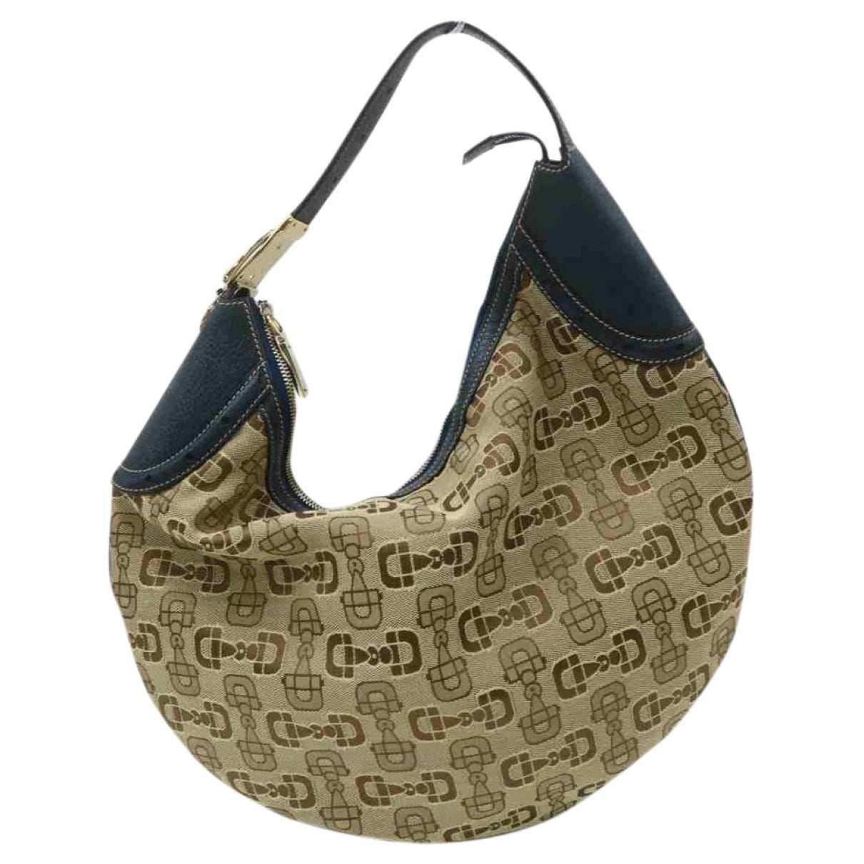Gucci brown cloth handbag