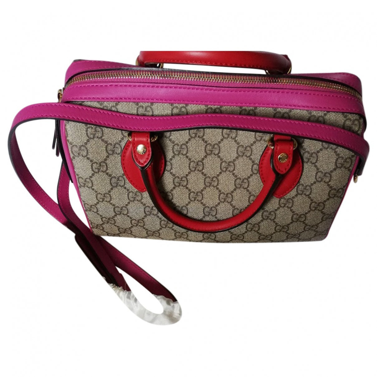 Gucci beige cloth handbag
