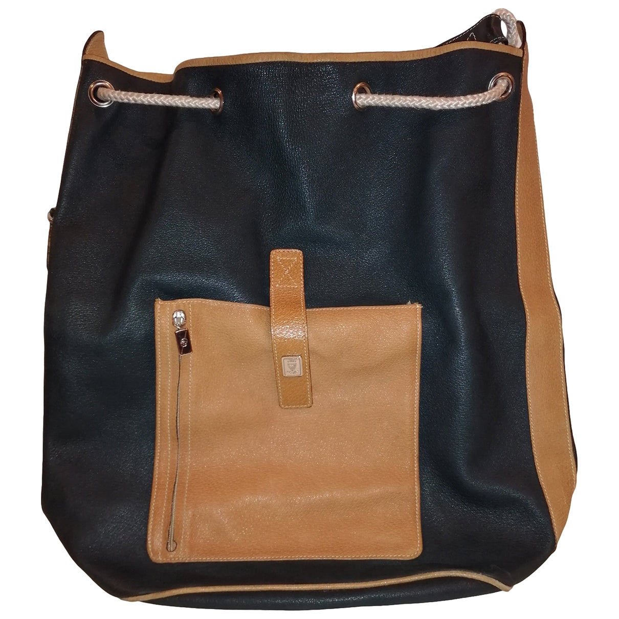 Gucci blue leather travel bag