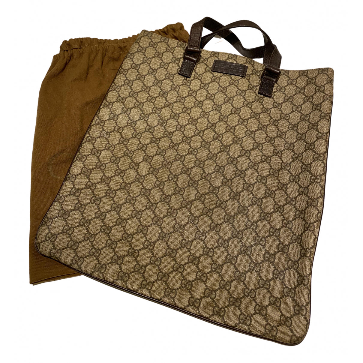 Gucci beige cloth handbag