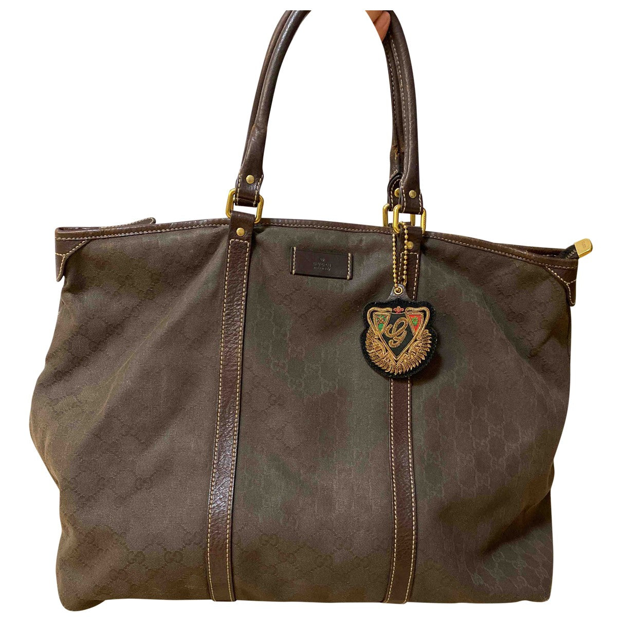 Gucci brown polyester bag