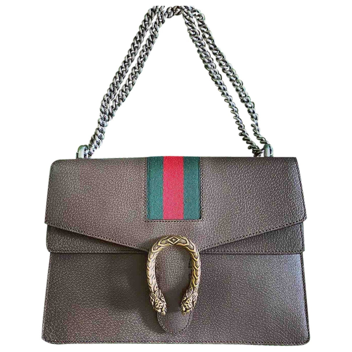 Gucci dionysus camel leather handbag