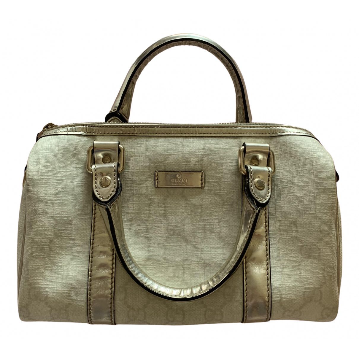 Gucci white cloth handbag