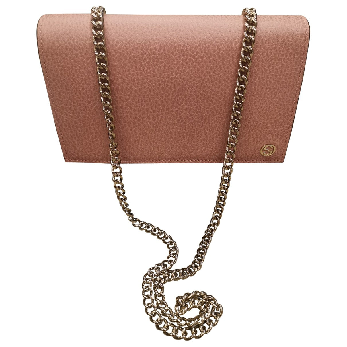 Gucci pink leather handbag
