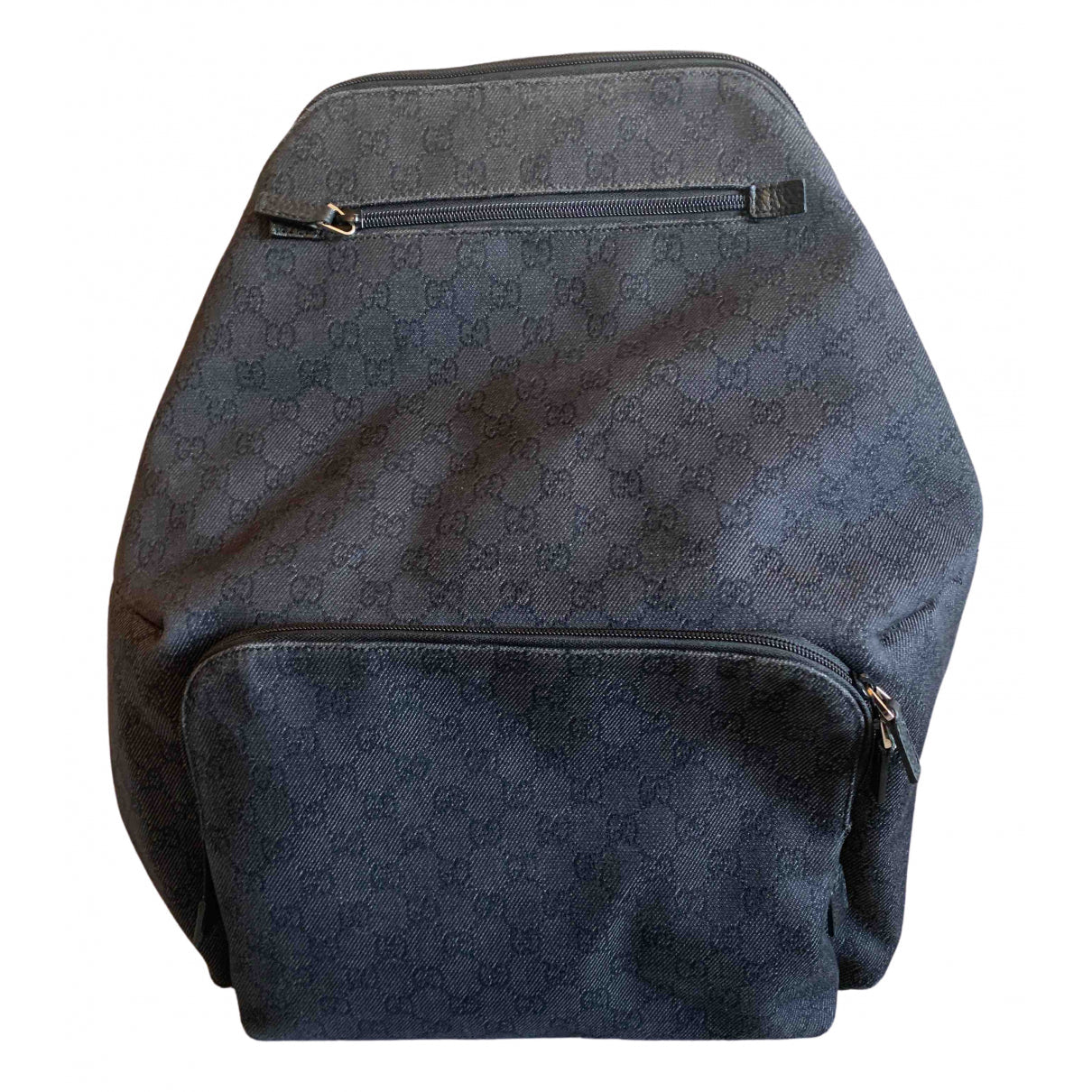 Gucci black cloth backpacks