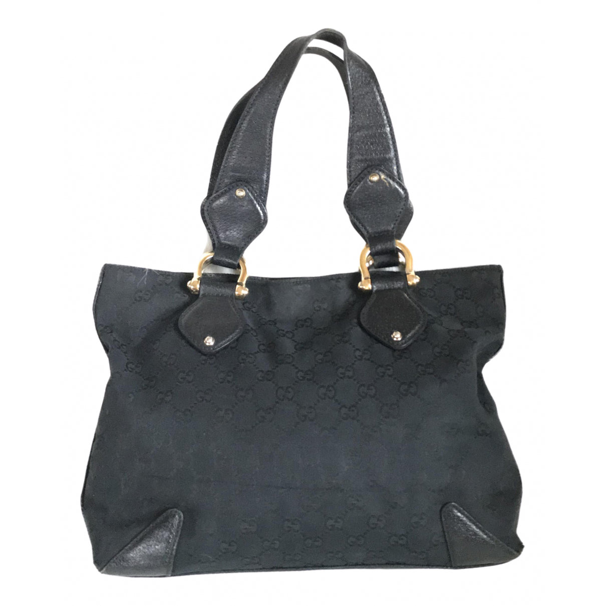Gucci black cloth handbag