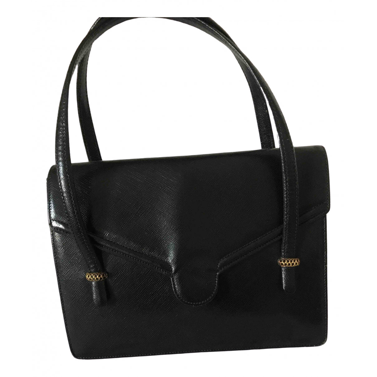 Gucci black leather handbag