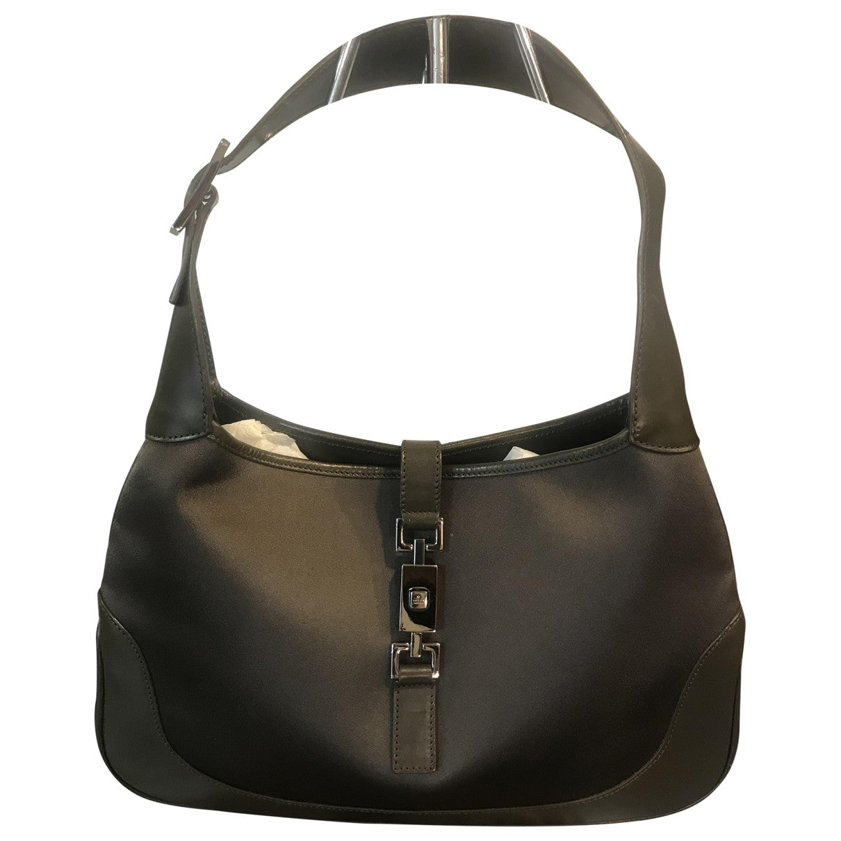 Gucci jackie green cloth handbag