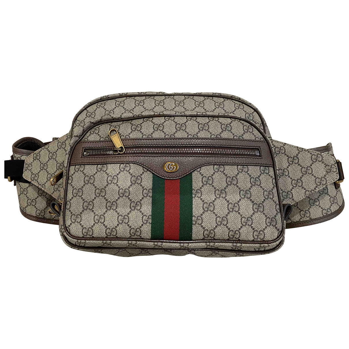 Gucci brown cloth bag