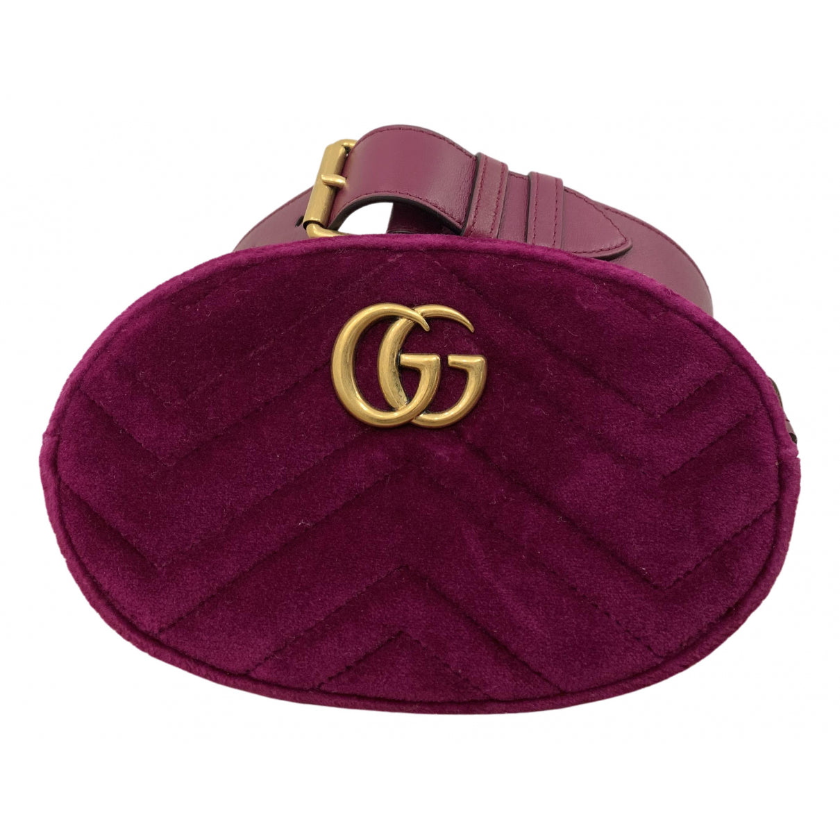Gucci marmont pink velvet clutch bag