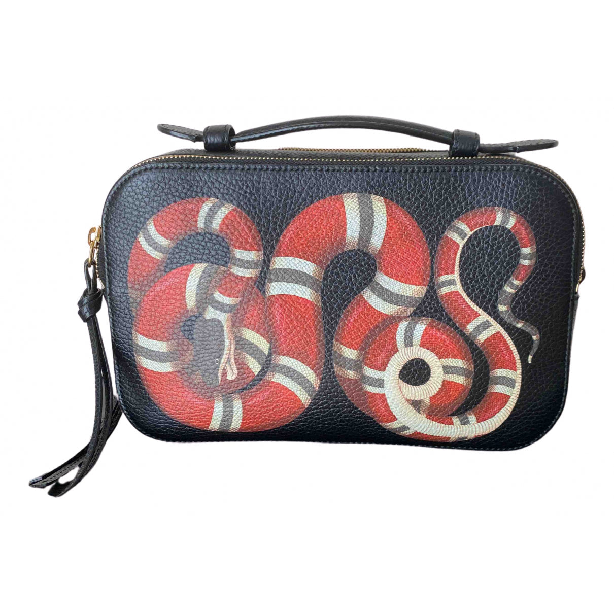 Gucci black leather bag