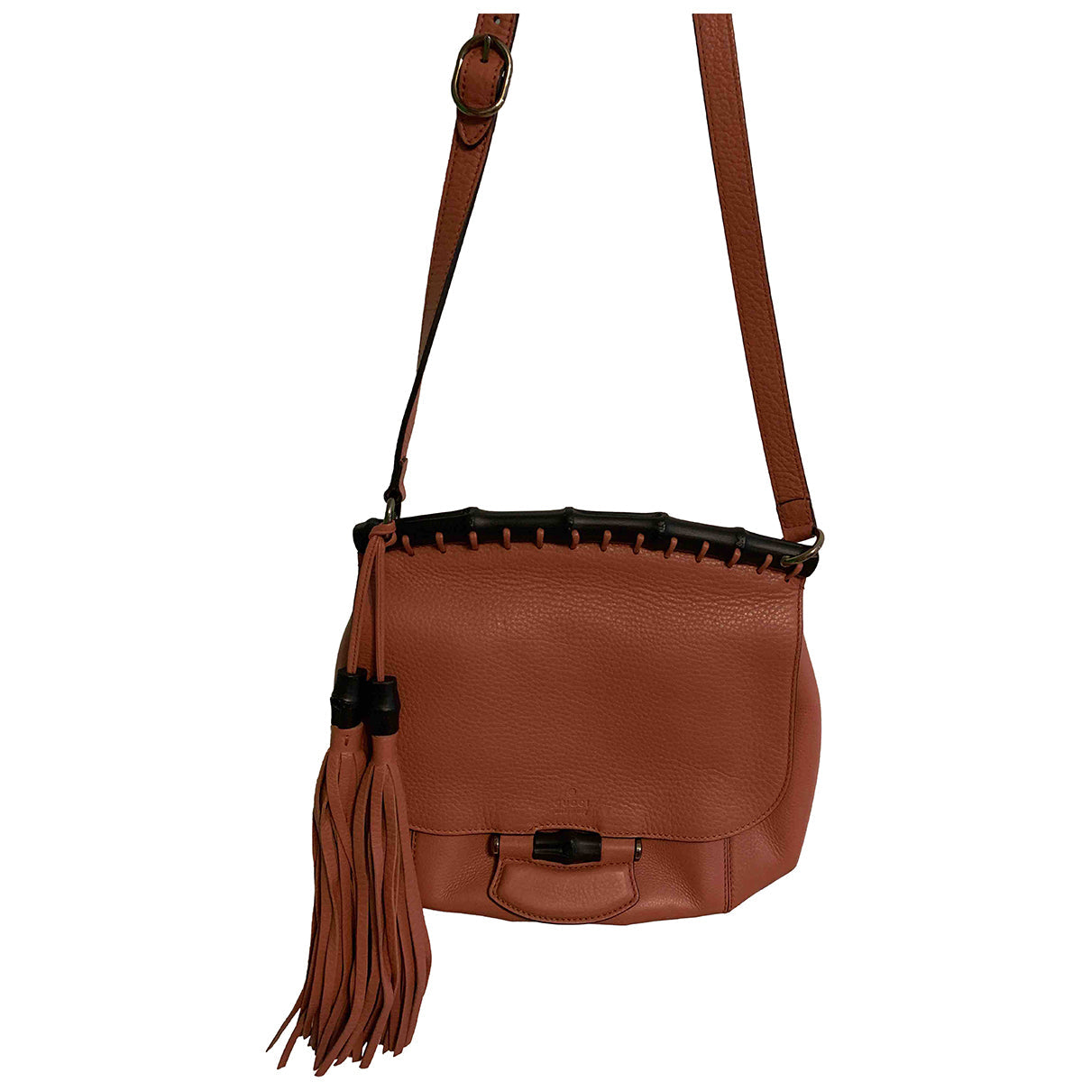 Gucci pink leather handbag