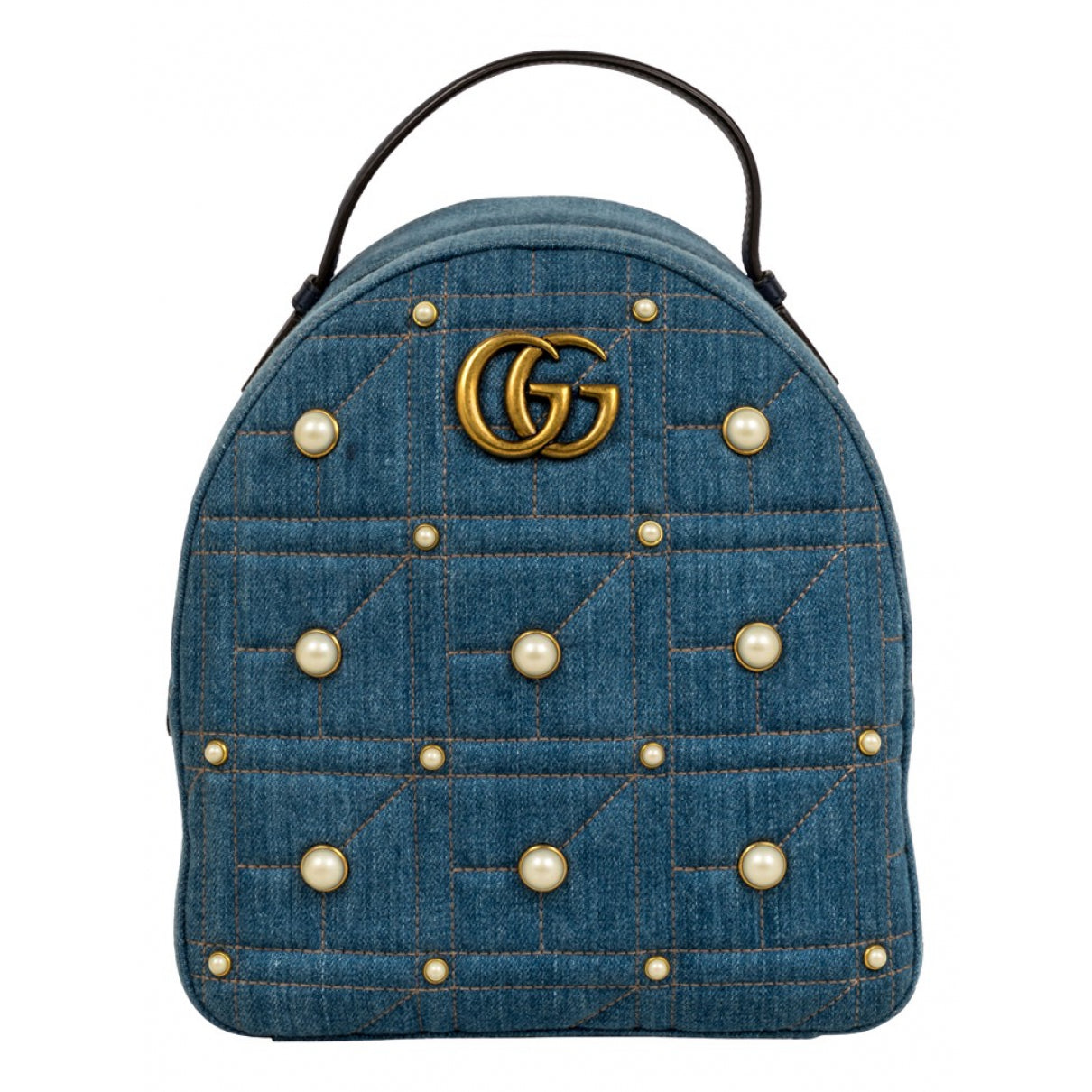 Gucci marmont blue denim - jeans backpacks
