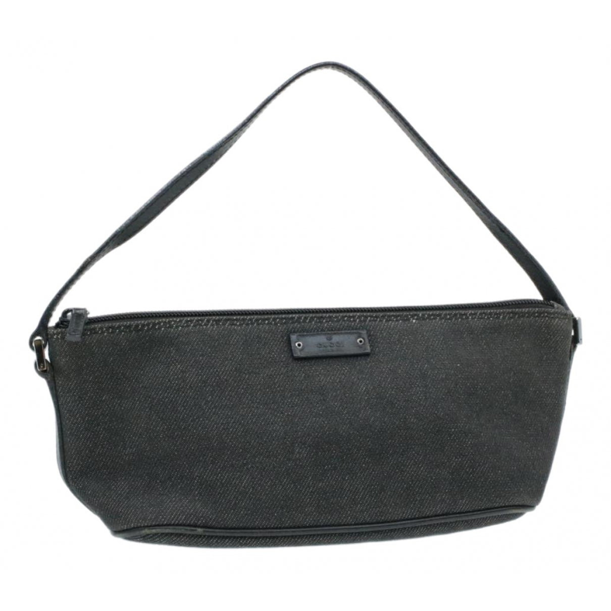 Gucci black cloth travel bag