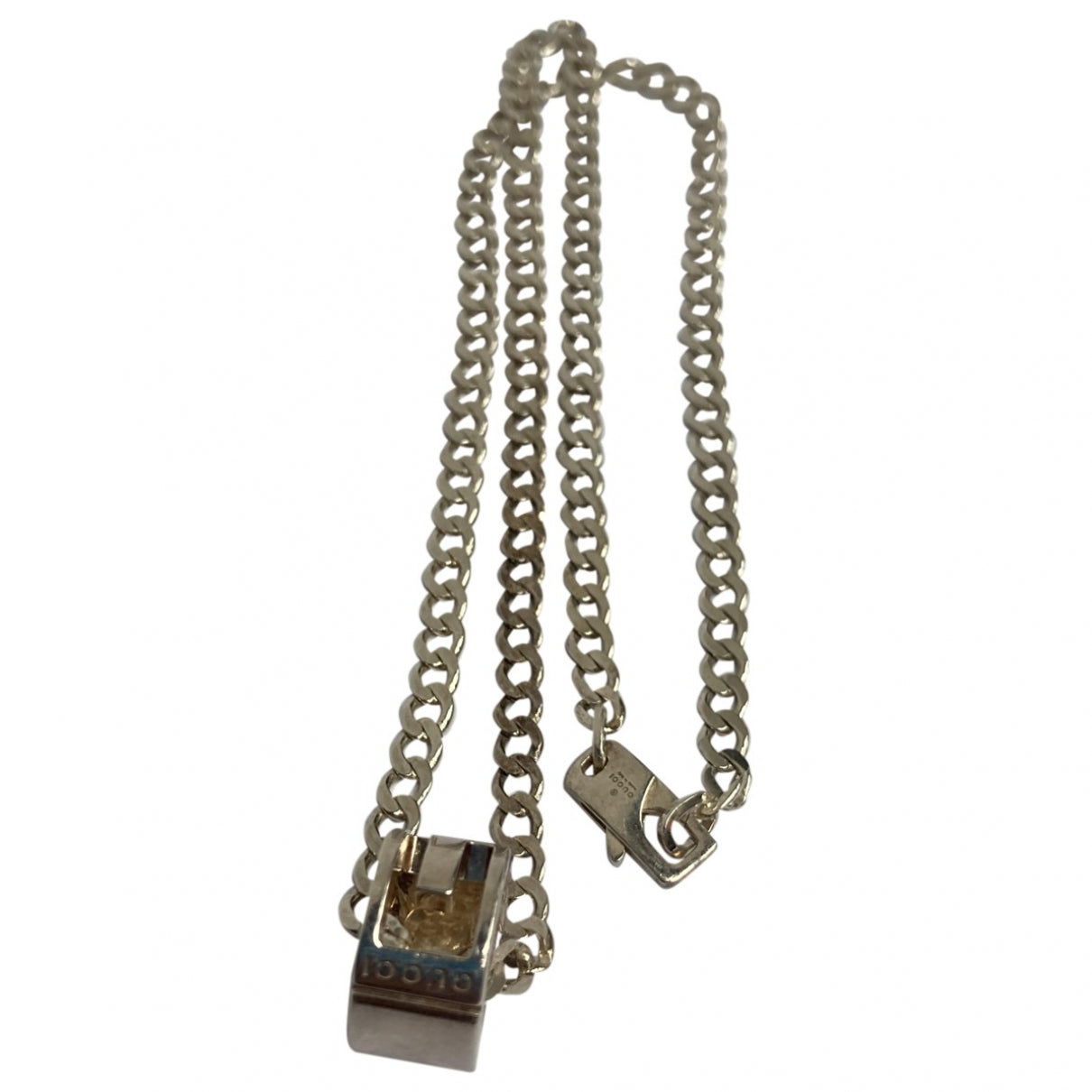 Gucci silver silver necklaces