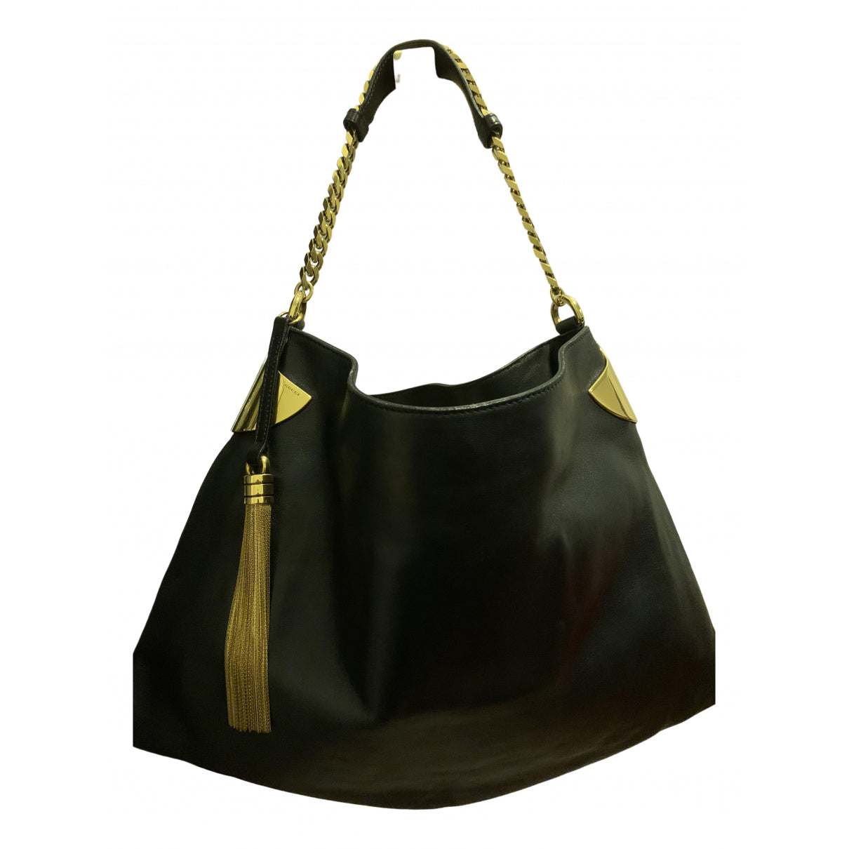 Gucci black leather handbag