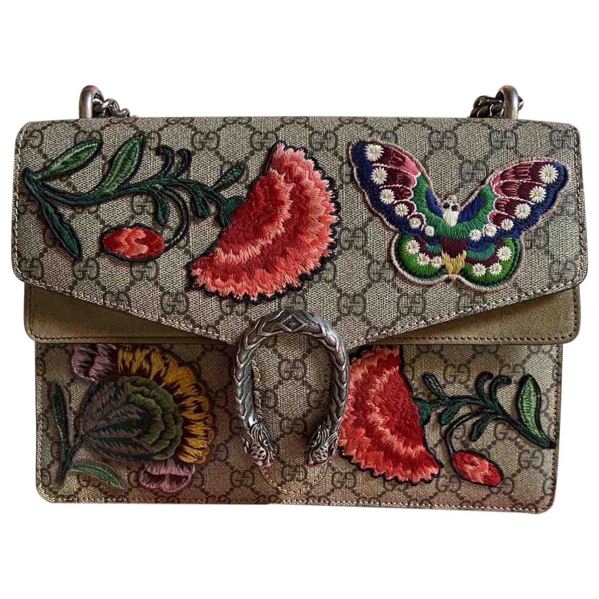 Gucci dionysus beige cloth handbag