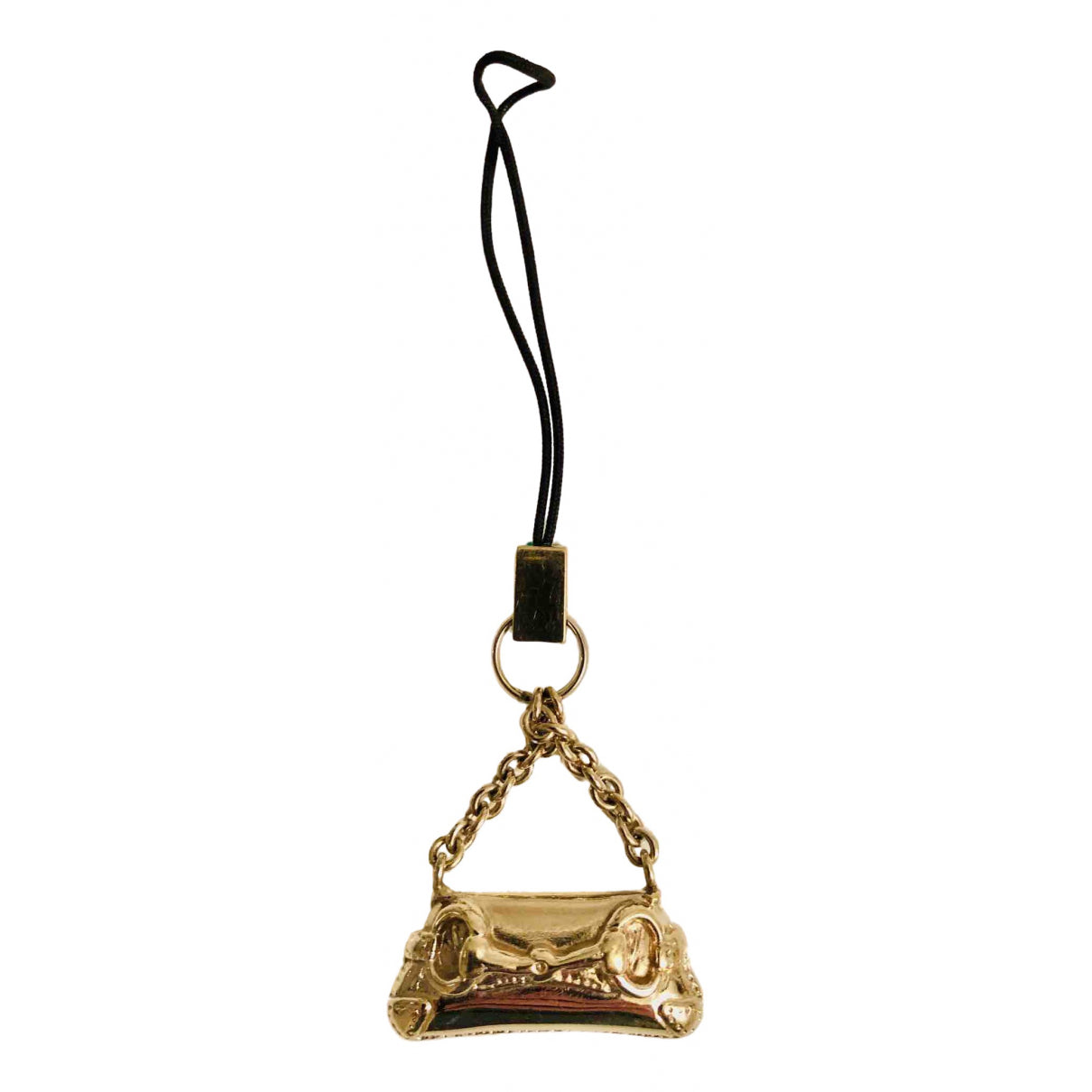 Gucci gold crystal phone charms